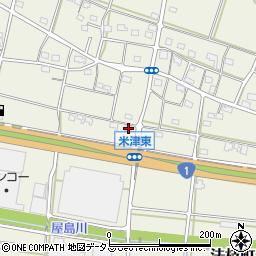 静岡県浜松市中央区米津町1441周辺の地図