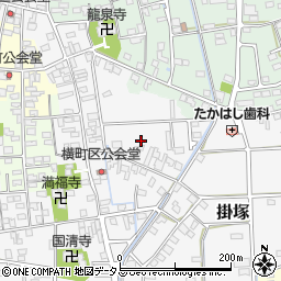 静岡県磐田市掛塚横町周辺の地図