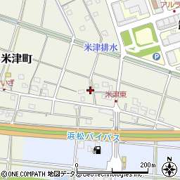 静岡県浜松市中央区米津町537周辺の地図