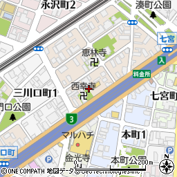 兵庫県神戸市兵庫区兵庫町2丁目1周辺の地図
