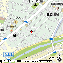 兵庫県神戸市西区北別府4丁目2120周辺の地図