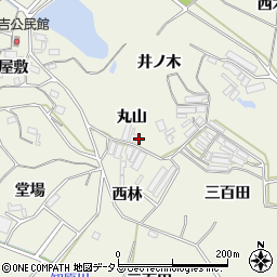 愛知県豊橋市杉山町丸山周辺の地図