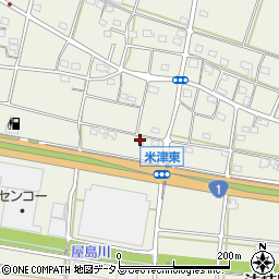 静岡県浜松市中央区米津町1446周辺の地図