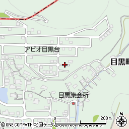 岡山県岡山市東区目黒町周辺の地図