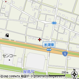 静岡県浜松市中央区米津町1447周辺の地図