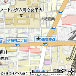 ファミリーマート岡山清心女子大前店周辺の地図