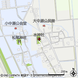 静岡県磐田市大中瀬194周辺の地図