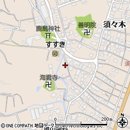 静岡県牧之原市須々木454周辺の地図