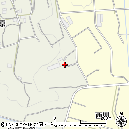 愛知県豊橋市寺沢町向坂ケ谷周辺の地図