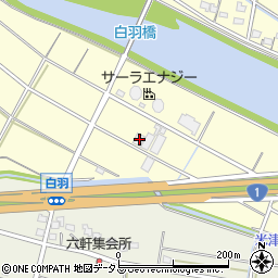 静岡県浜松市中央区白羽町1700周辺の地図