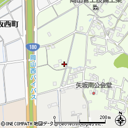 岡山県岡山市北区矢坂本町10-40周辺の地図