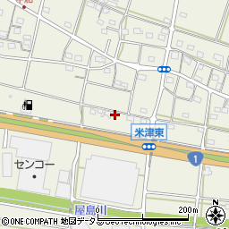 静岡県浜松市中央区米津町1448周辺の地図