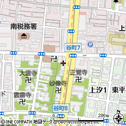 読売大阪南販売株式会社ＹＣ谷町周辺の地図