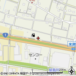 静岡県浜松市中央区米津町2464周辺の地図