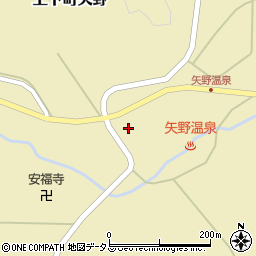 広島県府中市上下町矢野592周辺の地図