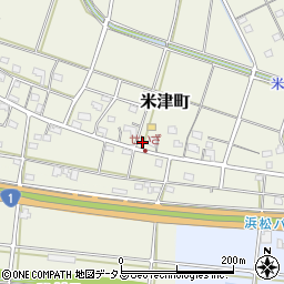 静岡県浜松市中央区米津町581周辺の地図