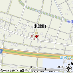 静岡県浜松市中央区米津町580周辺の地図