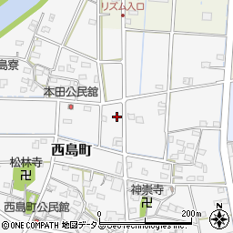 静岡県浜松市中央区西島町190周辺の地図