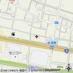 静岡県浜松市中央区米津町1459周辺の地図