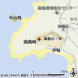 愛知県知多郡南知多町篠島南風崎9周辺の地図