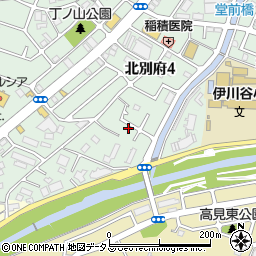 兵庫県神戸市西区北別府4丁目2090-3周辺の地図
