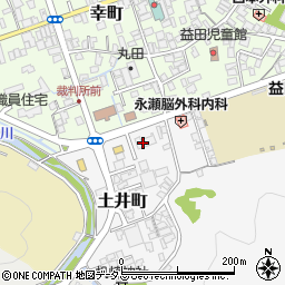 中国電力土井アパート周辺の地図
