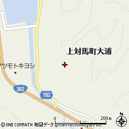 長崎県対馬市上対馬町大浦周辺の地図