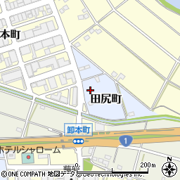 静岡県浜松市中央区田尻町708周辺の地図