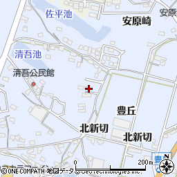 愛知県田原市豊島町清吾55周辺の地図