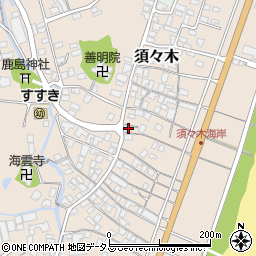 静岡県牧之原市須々木429周辺の地図