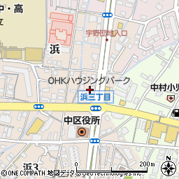 セキスイハイム中四国株式会社　ＯＨＫ展示場周辺の地図