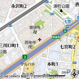 兵庫県神戸市兵庫区兵庫町2丁目1-37周辺の地図
