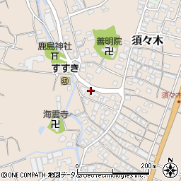 静岡県牧之原市須々木450周辺の地図
