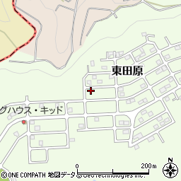 三重県名張市東田原607-22周辺の地図