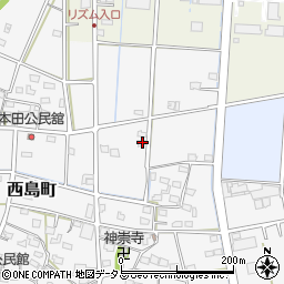 静岡県浜松市中央区西島町196周辺の地図