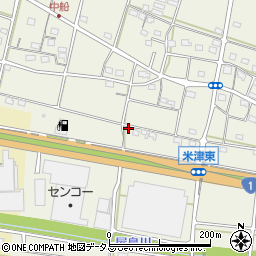 静岡県浜松市中央区米津町1461周辺の地図