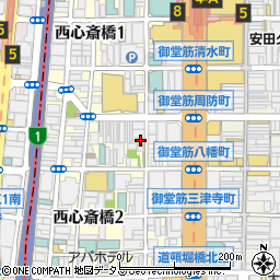 大阪府大阪市中央区西心斎橋2丁目10-4周辺の地図