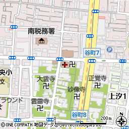 大阪府共同募金会周辺の地図