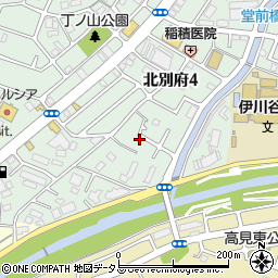 兵庫県神戸市西区北別府4丁目2090-5周辺の地図
