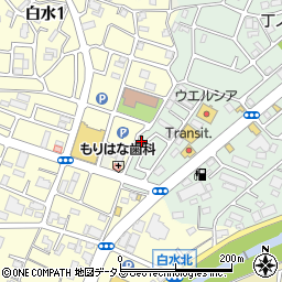 兵庫県神戸市西区北別府5丁目3-18周辺の地図
