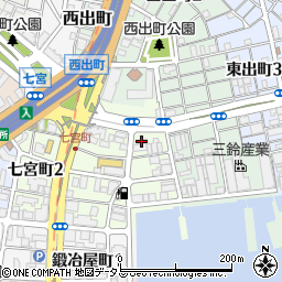 フランスベッド株式会社 メディカル神戸営業所周辺の地図