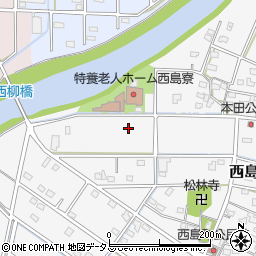 静岡県浜松市中央区西島町147周辺の地図