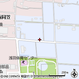 静岡県袋井市東同笠1390周辺の地図