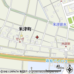 静岡県浜松市中央区米津町557周辺の地図