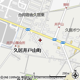 三重県津市久居井戸山町周辺の地図