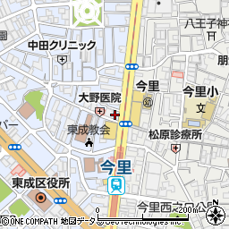 今村乳母車店周辺の地図