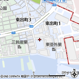 全農物流株式会社　西日本支社大阪営業部周辺の地図