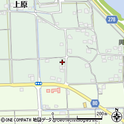 岡山県総社市上原488周辺の地図