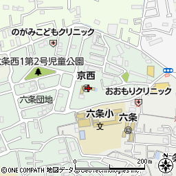 京西周辺の地図