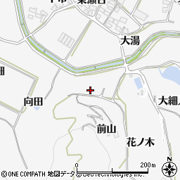 愛知県田原市仁崎町向田周辺の地図